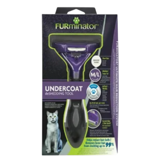FURMINATOR DESLANADOR GATO MEDIUM LARGE PELO CORTO