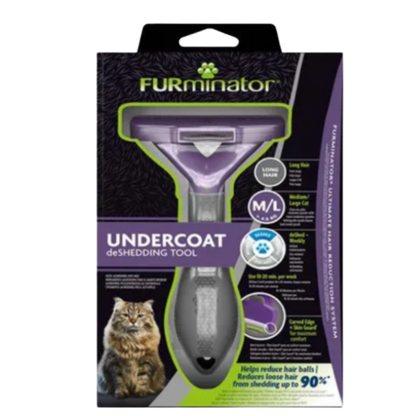FURMINATOR DESLANADOR GATO MEDIUM LARGE PELO LARGO