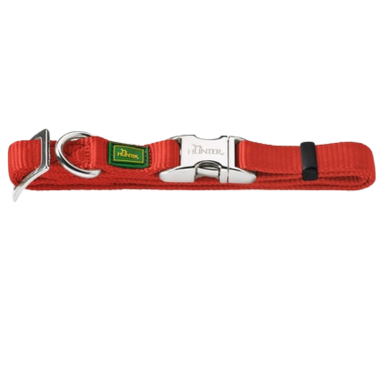 HUNTER DOG ALU STRONG VB COLLAR 45-65 CM XL ROJO