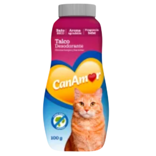 TALCO CANAMOR DESODORANTE GATOS 24X100 GR