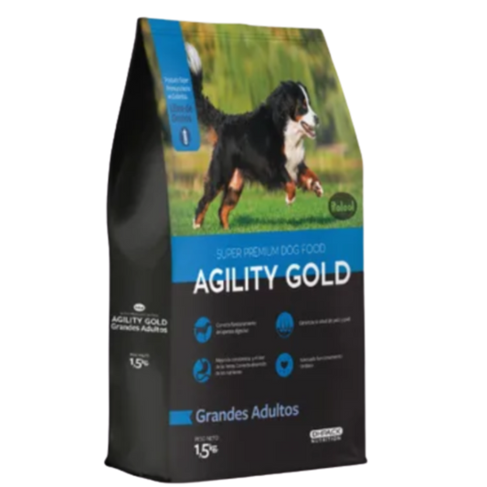 AGILITY GOLD GRANDES ADULTOS X 15 KG