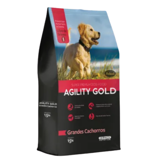 AGILITY GOLD GRANDES CACHORROS X 3 KG