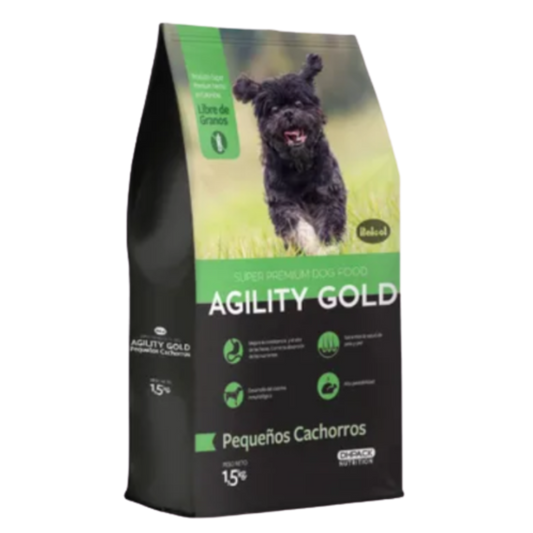 AGILITY GOLD PEQUEÃOS CACHORROS X 1,5 KG