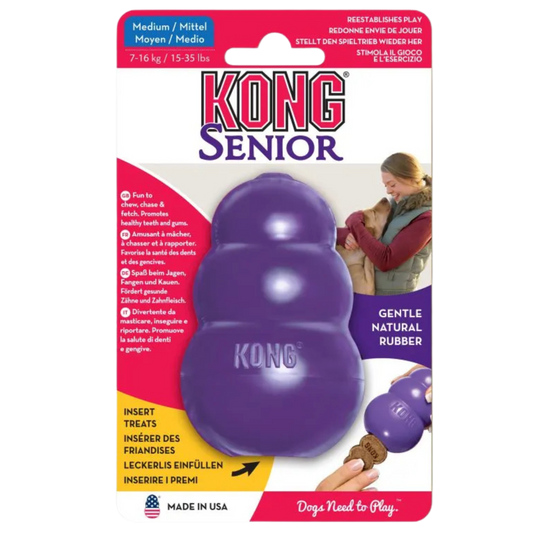 KONG PERRO CAUCHO PORTAPASABOCAS SENIOR MEDIUM