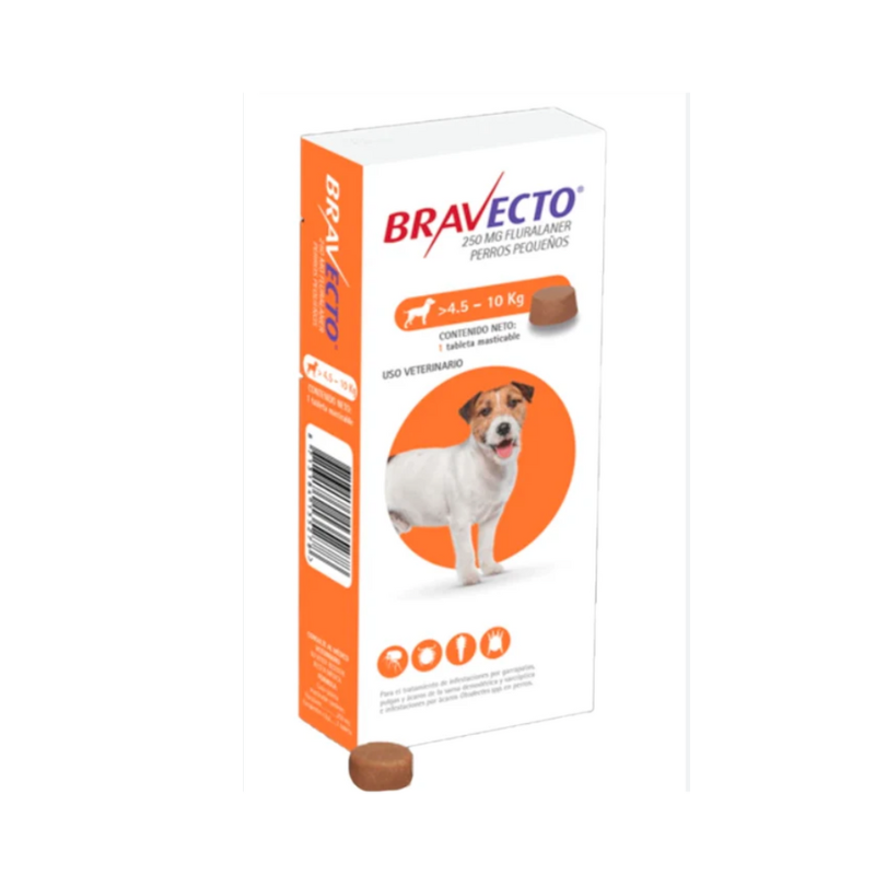 Bravecto de 4.5 a 10kg - Royi Pets