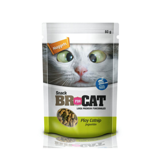 SNACK BR FOR CAT PLAT CATNIP JUGUETON X 60GR