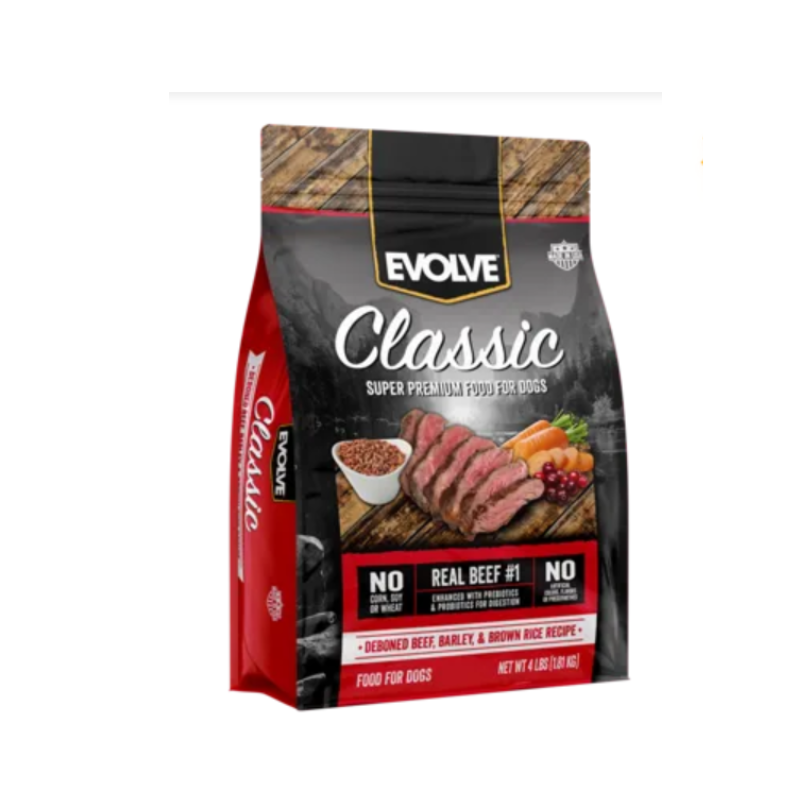 Evolve Beef Barley & Brown Rice Recipe Dog - Royi Pets