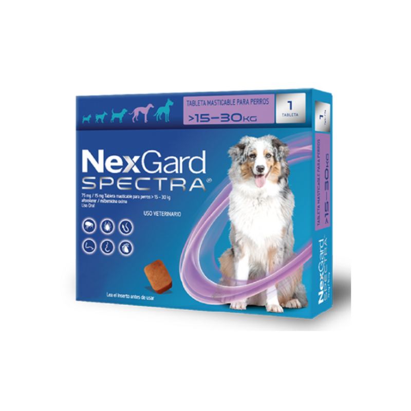 Nexgard spectra 15 a 30kg para perros - Royi Pets