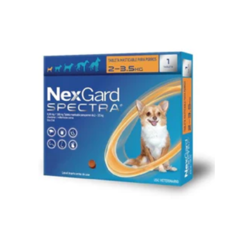 Nexgard spectra 2 a 3.5kg para perros - Royi Pets