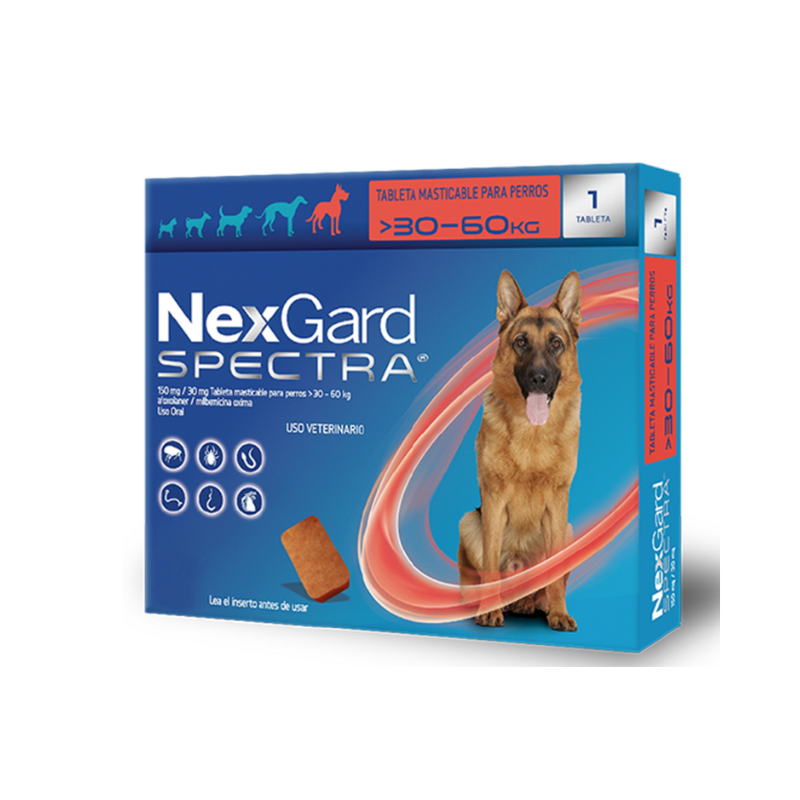 Nexgard spectra 30 a 60kg para perros - Royi Pets