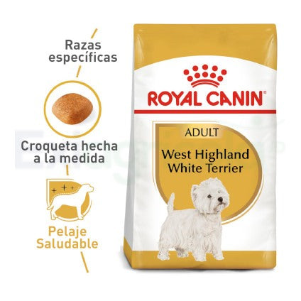 Royal Canin West Highland White Terrier Adulto 3kg - Royi Pets