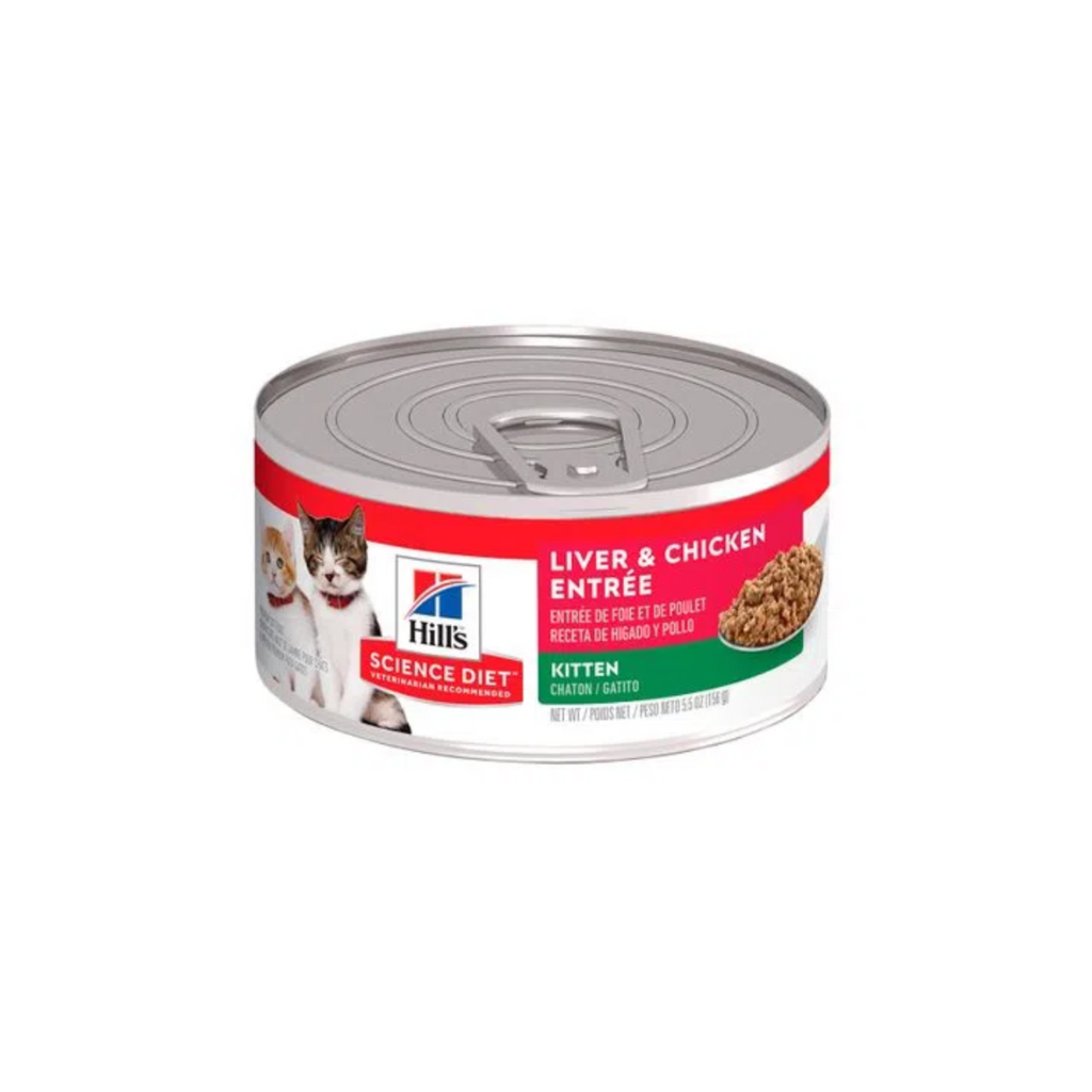 Alimento húmedo para gatito hills kitten liver and chicken - 5.5 Oz - Royi Pets